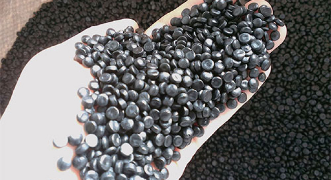 recycled pellets from agricultural film